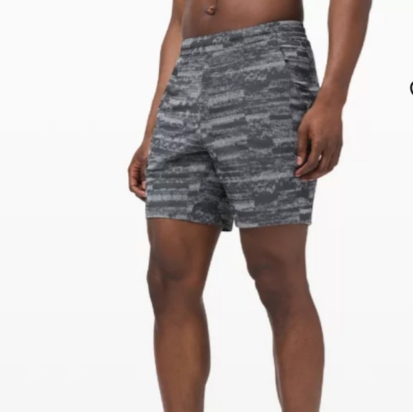 lululemon athletica Other - Lululemon Pace Breaker 7" Short Grey Jacquard LM7AS6S Unlined XXL